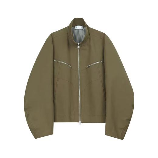 Simple Project/Y24141/棉质双层门襟立领夹克 商品图5