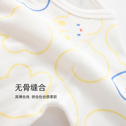 【新生儿全棉舒柔蝴蝶衣】春秋宝宝连体衣纯棉a类衣服宝宝和尚服系带婴儿哈衣 商品图1