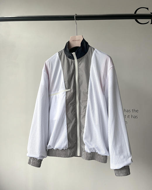 现货 THS 8.31-限时 塞林家 情侣款 拼色印花轻便立领夹克 QF075 商品图11