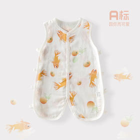 【宝宝琵琶服竹棉纱布连体衣】夏款衣服a类透气清凉舒适宝宝爬服婴儿