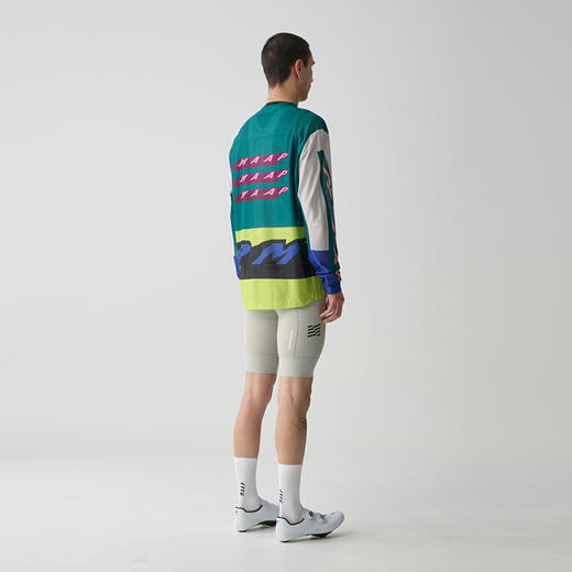 限量版 MAAP 男士 Evade X LS Mesh Tee MORTOR MIX 绿影色 长袖T恤 商品图2