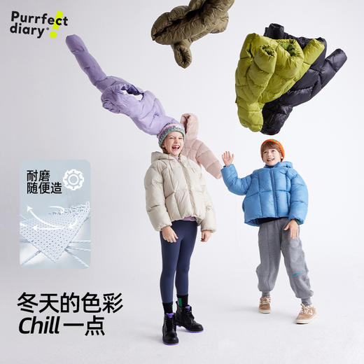 fx-【拒绝结块  绒饱饱气绒服】儿童百搭面包气绒棉服 PDWT2409 商品图4