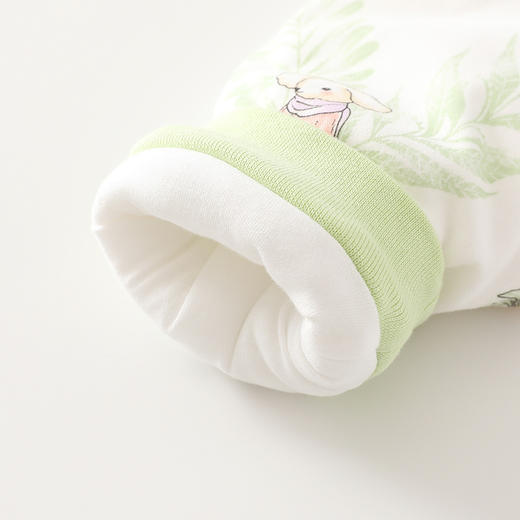 【婴儿夹棉防踢被分腿睡袋】春秋冬120克加棉男女宝宝A类长袖连体衣 商品图3