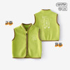 【正反都出彩，刺绣熊熊穿身上】春秋款儿童马甲 宝宝背心 婴幼儿上衣 秋季保暖坎肩 摇粒绒婴儿马夹外套-QQ 商品缩略图6