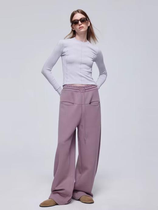 Simple Project/K24158/压花宽松卫裤 商品图2