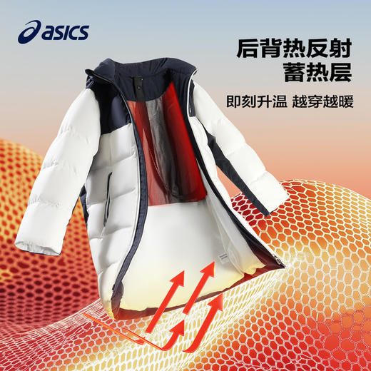 ASICS/亚瑟士童装儿童冬季三防羽绒服2024反季新款舒适羽绒外套 商品图2