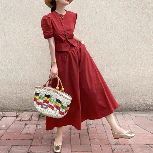 裁缝学苑AS320轻熟风设计感不对称收腰小衫纸样半身裙女装打版裁剪样板 商品图2