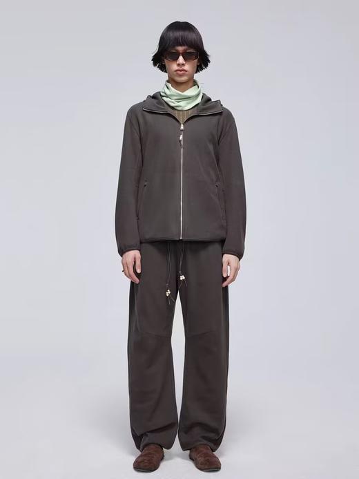 Simple Project/Y24134/木珠元素分割线拉链基础卫衣 商品图1