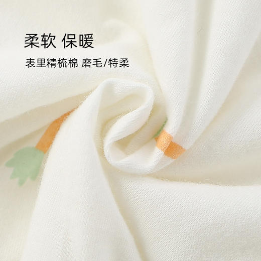 【宝宝秋冬三层夹棉蝴蝶衣】婴儿连体衣秋冬a类衣服和尚服40克夹棉连身哈衣新生儿蝴蝶衣 商品图2