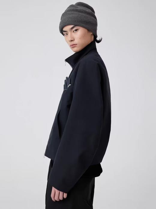 Simple Project/Y24141/棉质双层门襟立领夹克 商品图2