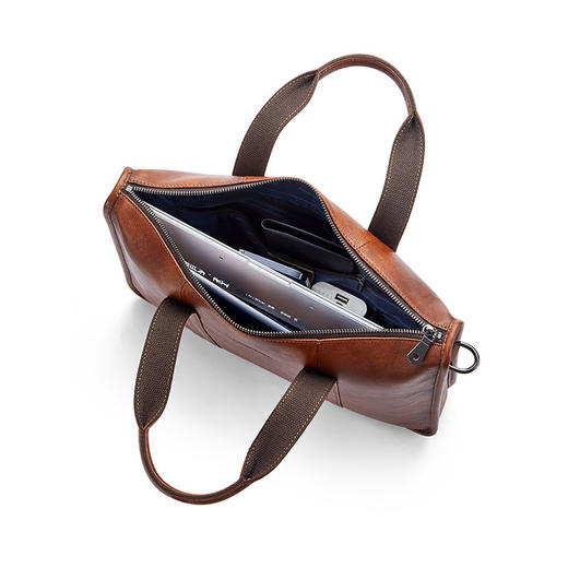 英皇保罗公文包 男士真皮复古头层牛皮手提包 男电脑包商务男包 送男友生日礼物送长辈 商品图2