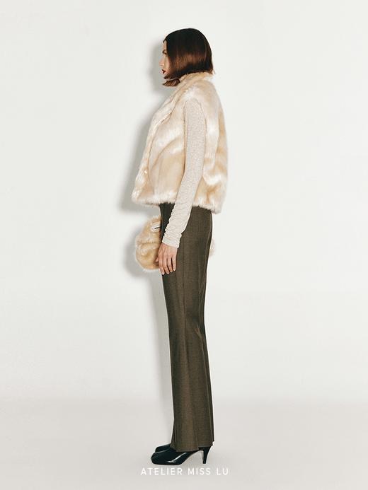 【温暖金毛】温柔冬日仿皮草造型马甲 商品图1