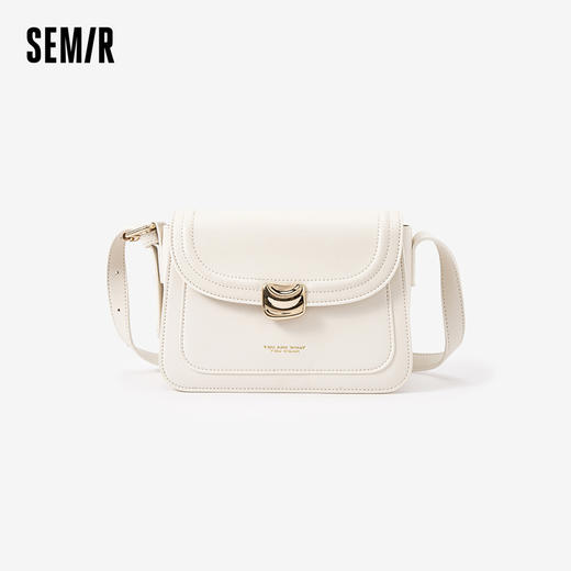 森马斜挎包女新款单肩包百搭女士质感女包通勤小方包圣诞包包 商品图0