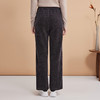 EITIE爱特爱保暖松紧腰直筒显瘦百搭休闲裤冬季新款D2405409 商品缩略图4