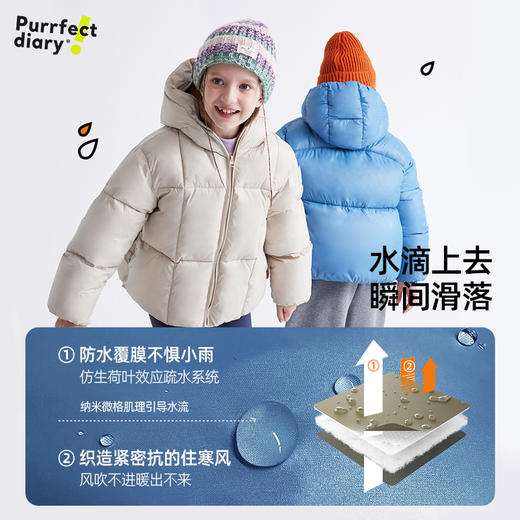 fx-【拒绝结块  绒饱饱气绒服】儿童百搭面包气绒棉服 PDWT2409 商品图3