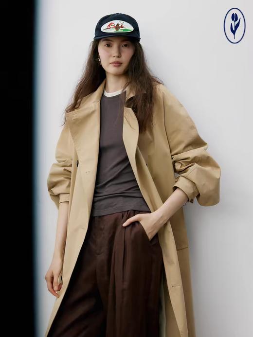 shyshystill/shy202308004/两色棉质长风衣外套 商品图2