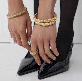 ZAHAR DOTTY BRACELET & CHERRY RING