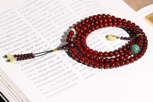 DQ0158°印度小叶紫檀大漆手串手饰 商品图0