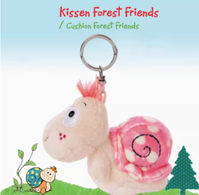 粉蜗牛钥匙扣-10cm