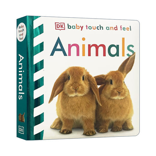 DK宝宝触摸书 动物 英文原版绘本 Baby Touch and Feel Animals 幼儿英语单词启蒙认知 早教益智 亲子互动图画书 英文版进口纸板书 商品图0