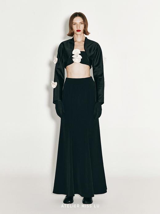 【幽谷兰花】兰花裁片造型坎肩短外套 商品图0