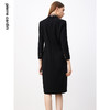 皮尔卡丹女装连衣裙黑色端庄干练商务宴请会议收腰裙P3303E3868B0 商品缩略图2