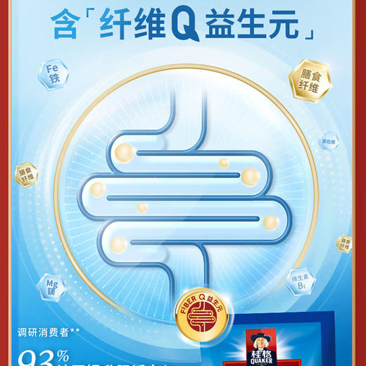 桂格 每日燕麦（无糖）450g15包装 商品图1