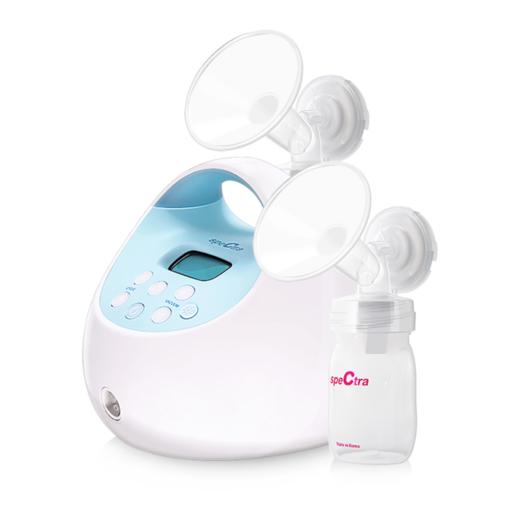 贝瑞克（spectra）电动吸奶器S1按摩吸乳器充电式防回流双边产后挤奶器蓝胖子S1 双边配件【微震按摩可充电】 商品图1