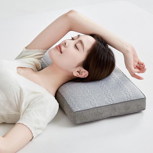 【立体针织棉荞麦枕】立体针织棉荞麦枕头吸汗透气护颈枕芯可拆洗批发代发单人 商品图5