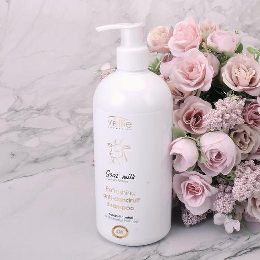 波兰进口山羊奶vellie珐埃莉 去屑修护洗发露修复损伤奶香滋养 商品图2
