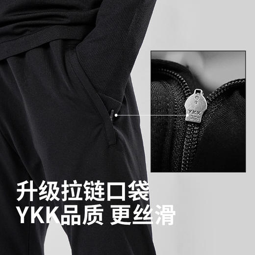 小李子蜂锐天衣系列一体织无侧缝收腿裤足球训练长裤跑步健身 商品图1