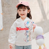 【商场同款】迪士尼童装2024春秋款女童连帽套头卫衣米妮字母印花可爱俏皮上衣223DS0689 商品缩略图0