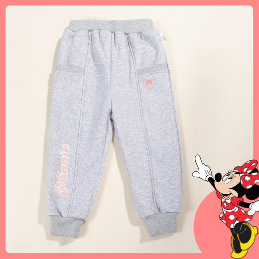 【商场同款】Disney/迪士尼童装草莓熊女童加绒长裤224DK0388 商品图6
