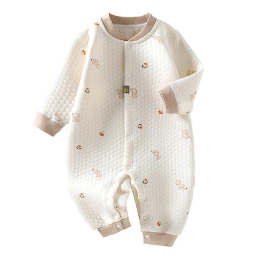 【雪糕小熊新生儿纯棉哈衣】宝宝衣服男a类哈衣春秋季新款a类baby睡衣初生婴儿连体衣女 商品图4