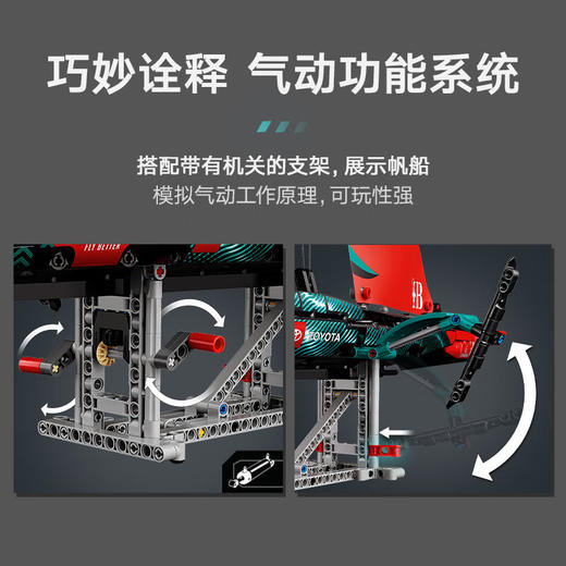 乐高积木L42174乐高机械组系列Emirates Team New Zealand AC75 单体水翼帆船 商品图3