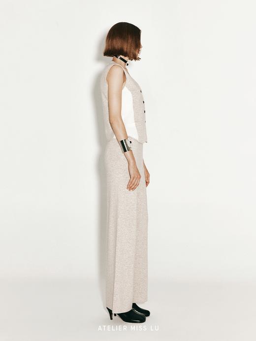 【凛冬光影】几何撞色羊绒羊毛混纺马甲 商品图2