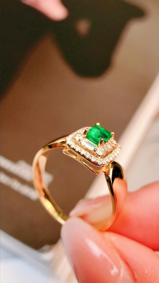 0.42ct 祖母绿戒指 商品图3