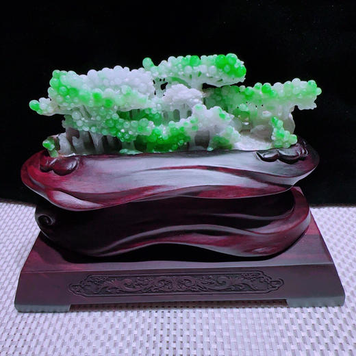 620325翡翠摆件【高山流水 发财树🌲】 商品图4