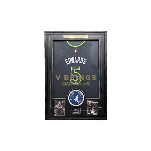 收藏系列 爱德华兹 5号灰色球员版 亲笔签名球衣 商品图0