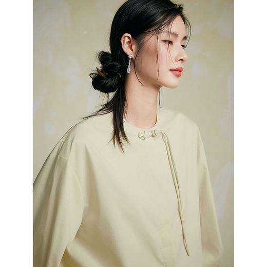棉仓357604001-新中式盘扣衬衫 商品图2