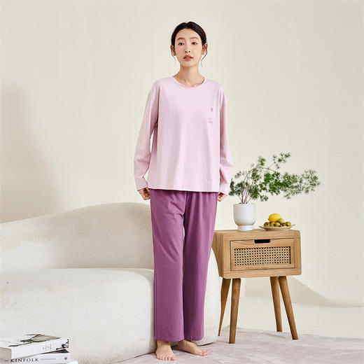 康妮雅女式长袖长裤套头套装 商品图1