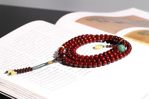 DQ0158°印度小叶紫檀大漆手串手饰 商品图1