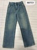 【门店同款】ENJOY秋季less is more侧开叉直筒牛仔裤 159343953 商品缩略图0