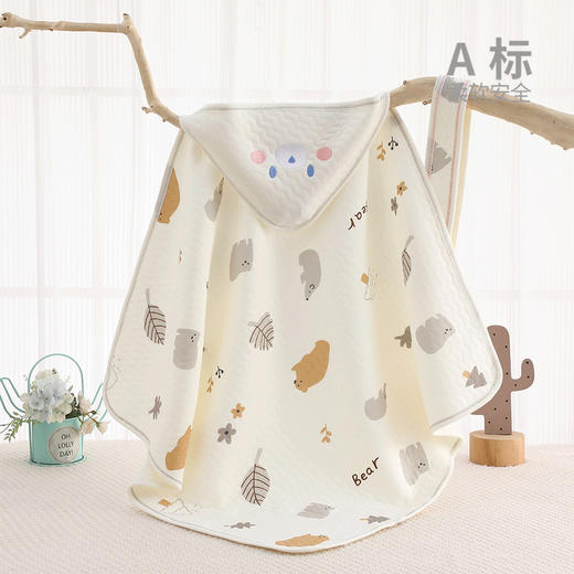 【新生儿三层保暖包被】婴儿抱被四季款盖被a类用品卡通产房包被宝宝包单 商品图3
