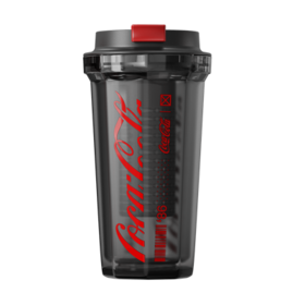 GE-CK23SS-DS4-1 可口可乐联名系列 经典双层咖啡杯（透明黑）