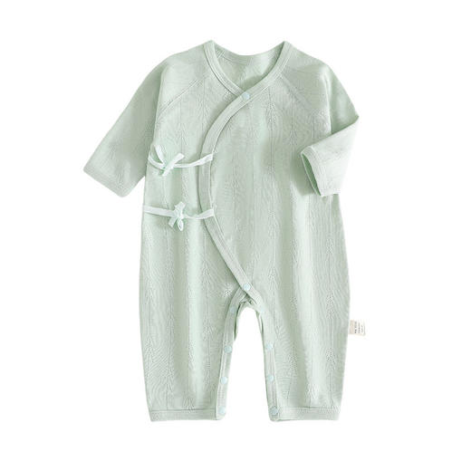 【新生婴儿纯棉无骨连体衣】衣服初生宝宝和尚服婴儿内衣哈衣爬 商品图4