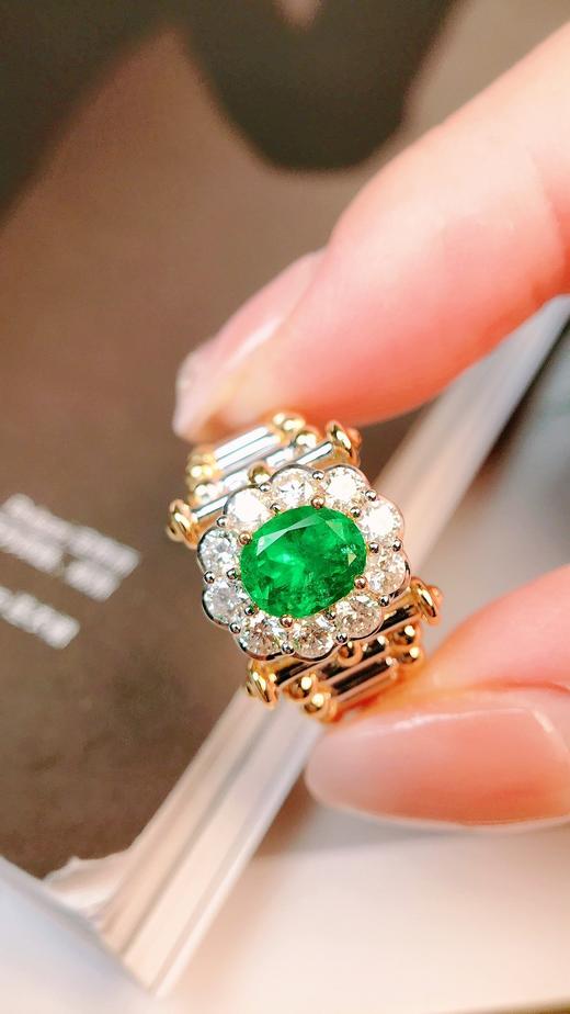 0.89ct 祖母绿戒指 商品图0