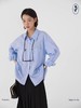 shyshystill/shy202307038/复古宽松少年感拼接别致衬衫 商品缩略图0