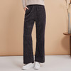 EITIE爱特爱保暖松紧腰直筒显瘦百搭休闲裤冬季新款D2405409 商品缩略图1