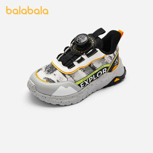 巴拉巴拉童鞋儿童运动鞋男童综训鞋防滑秋冬跑步鞋旋钮扣鞋子潮流 商品图0